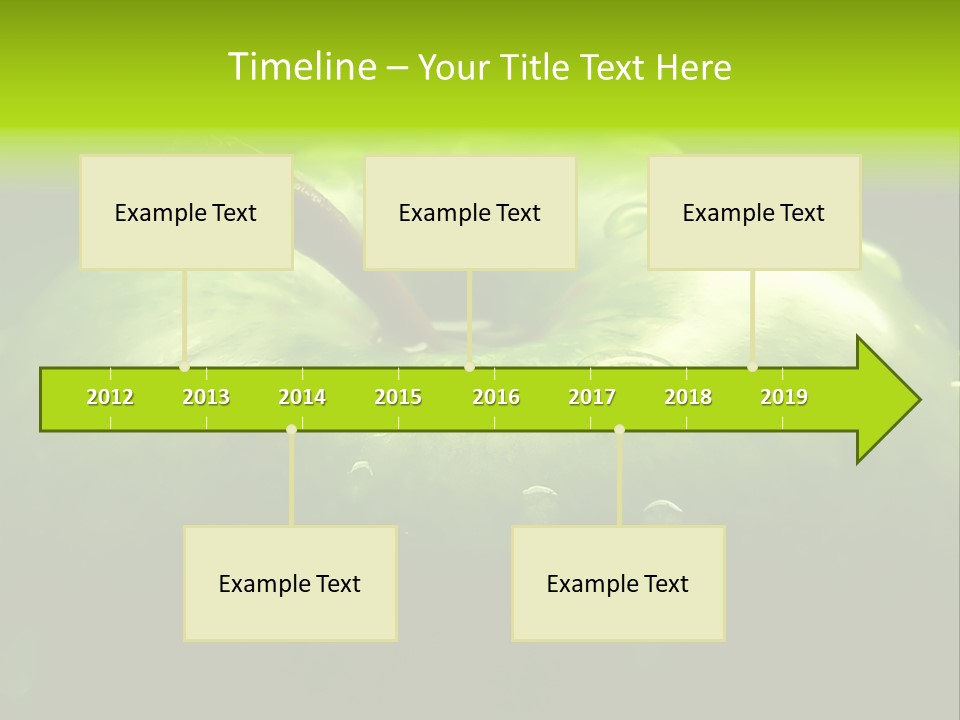 Apple Nutrition Drop PowerPoint Template
