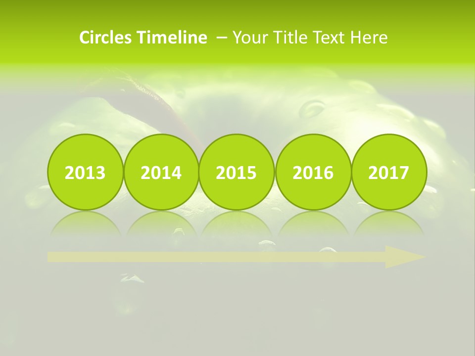 Apple Nutrition Drop PowerPoint Template