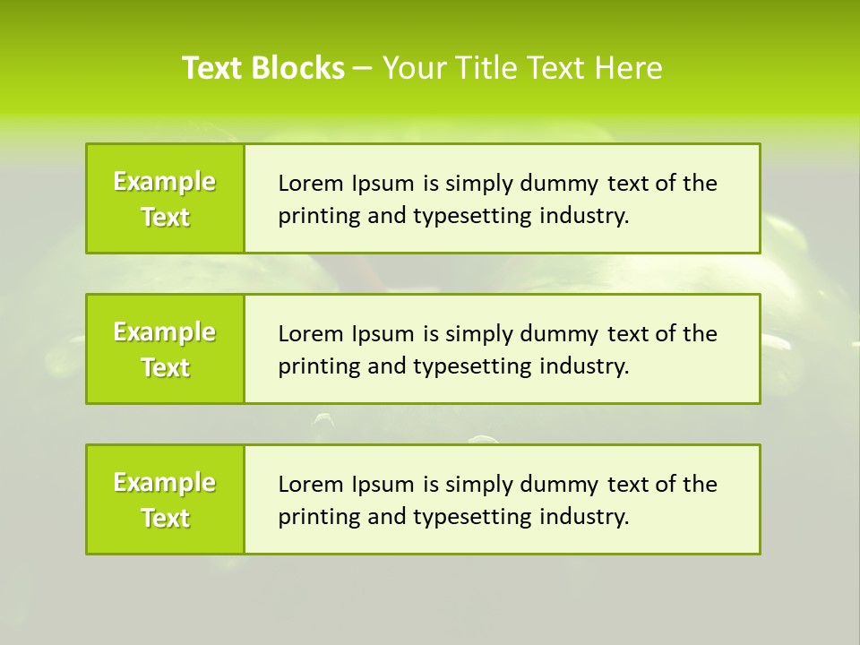 Apple Nutrition Drop PowerPoint Template