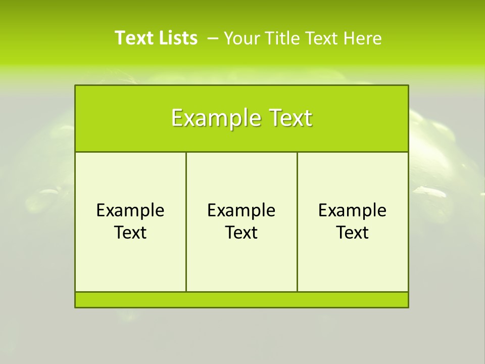 Apple Nutrition Drop PowerPoint Template