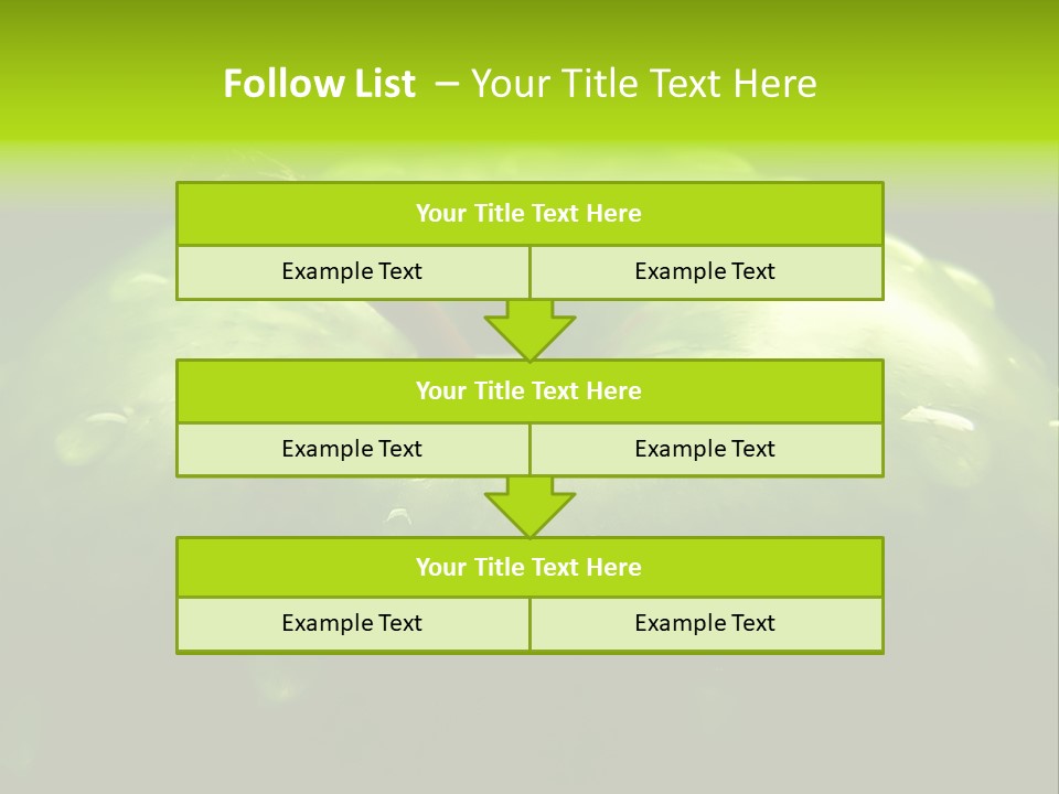 Apple Nutrition Drop PowerPoint Template