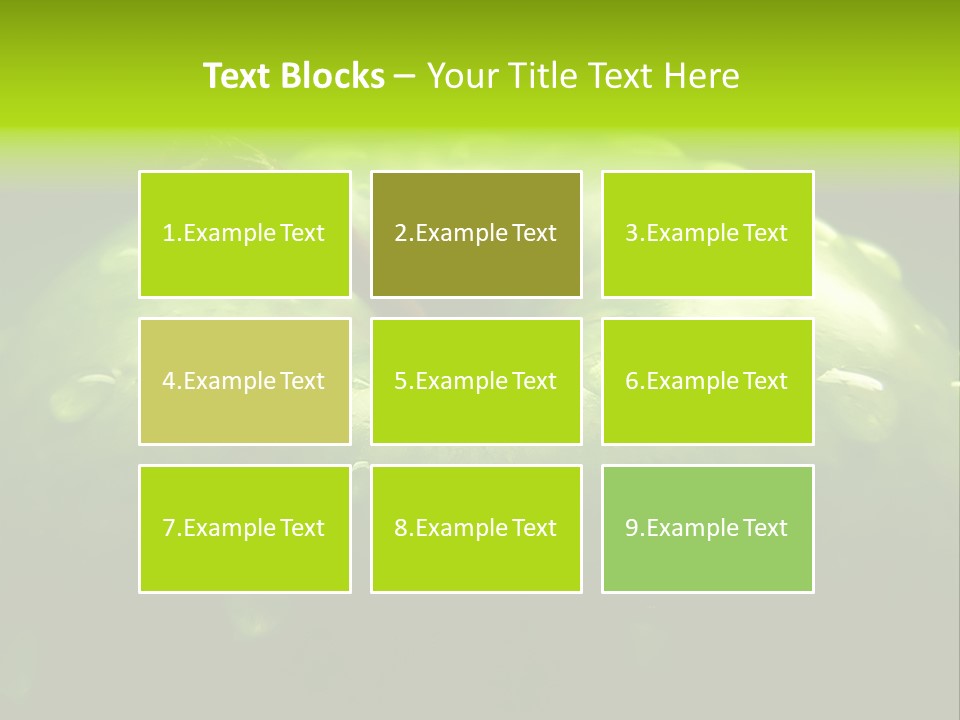 Apple Nutrition Drop PowerPoint Template