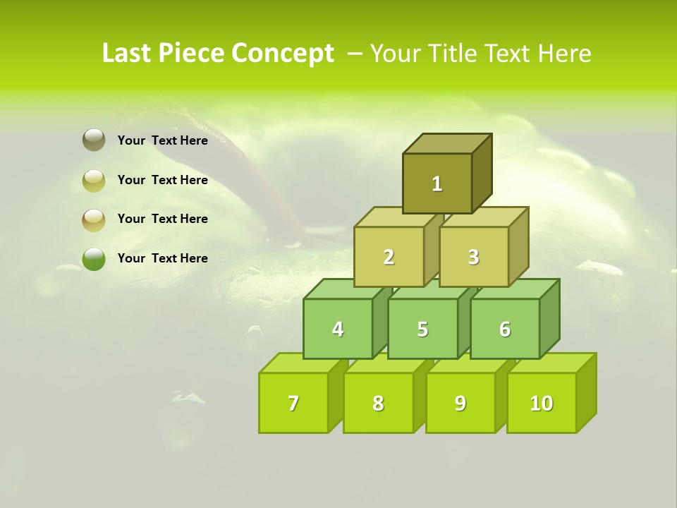 Apple Nutrition Drop PowerPoint Template