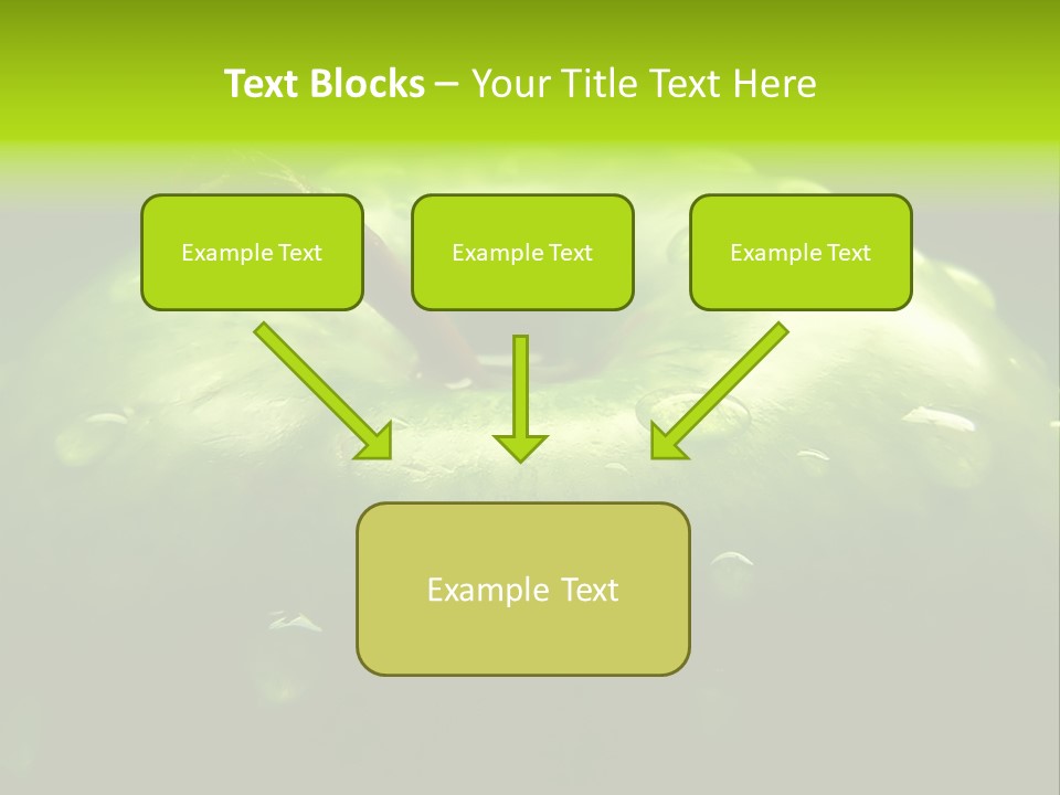 Apple Nutrition Drop PowerPoint Template