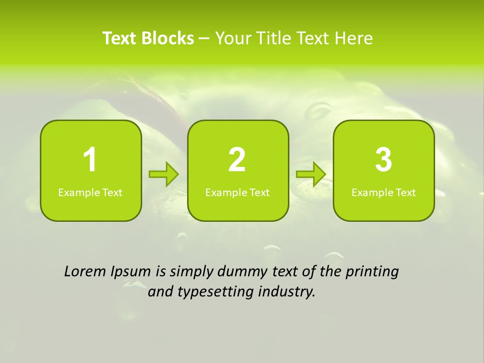 Apple Nutrition Drop PowerPoint Template