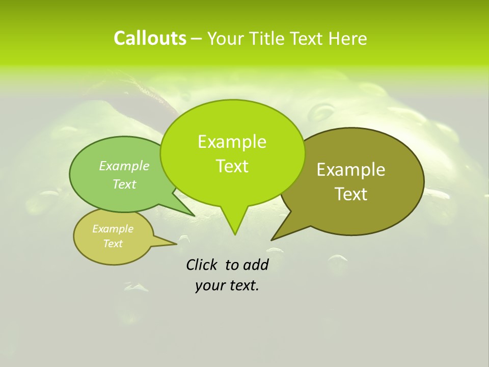 Apple Nutrition Drop PowerPoint Template