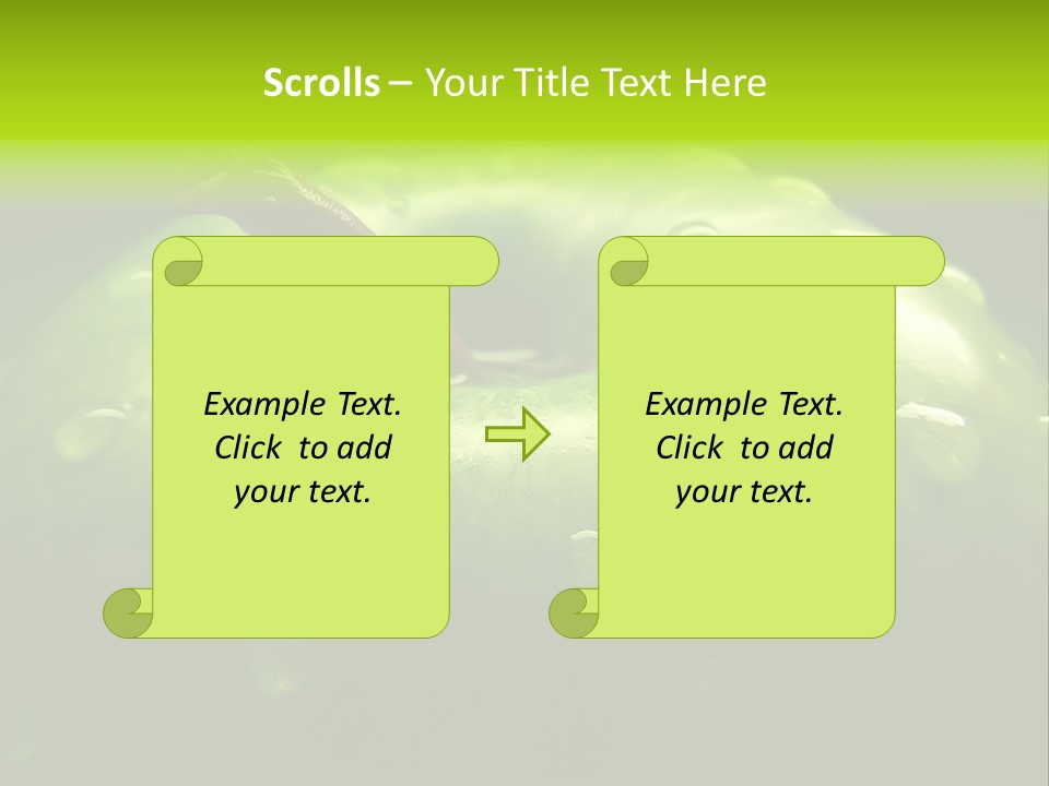 Apple Nutrition Drop PowerPoint Template