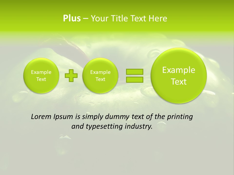 Apple Nutrition Drop PowerPoint Template
