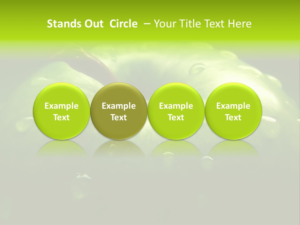 Apple Nutrition Drop PowerPoint Template