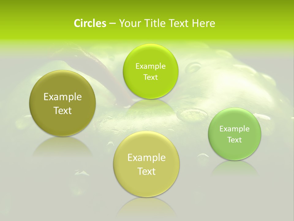 Apple Nutrition Drop PowerPoint Template