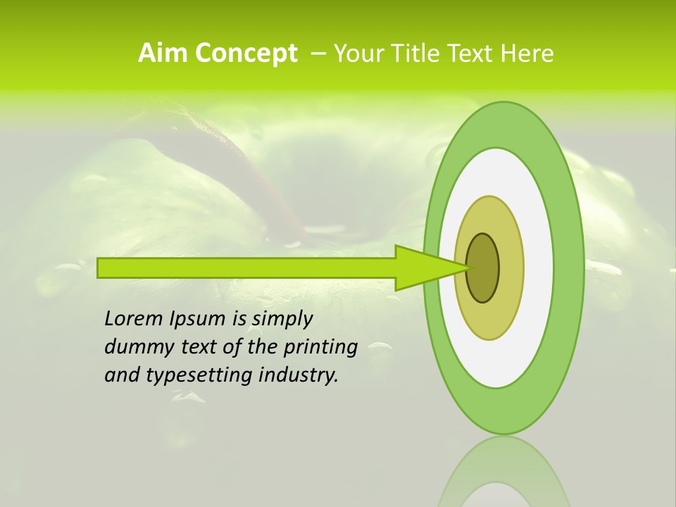 Apple Nutrition Drop PowerPoint Template