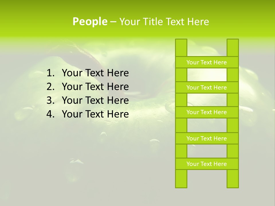 Apple Nutrition Drop PowerPoint Template