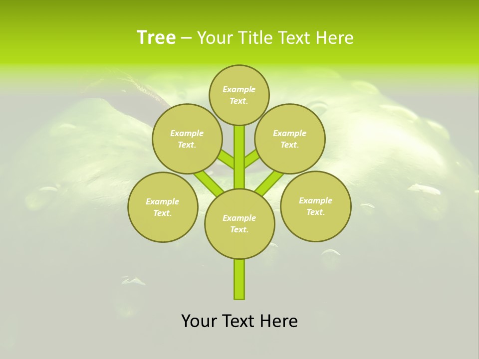 Apple Nutrition Drop PowerPoint Template
