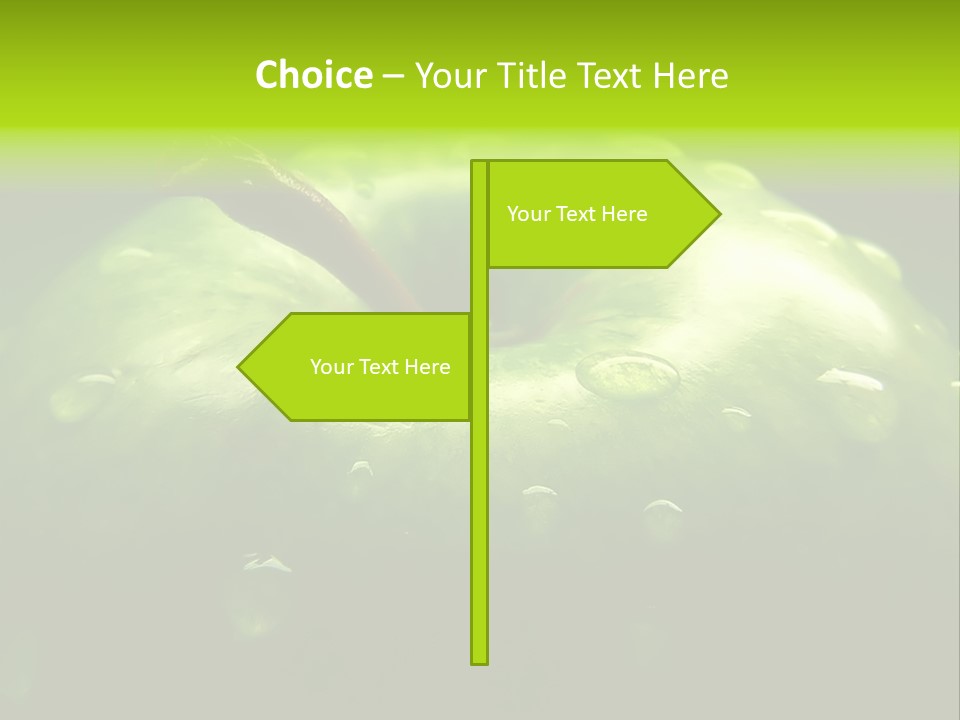 Apple Nutrition Drop PowerPoint Template