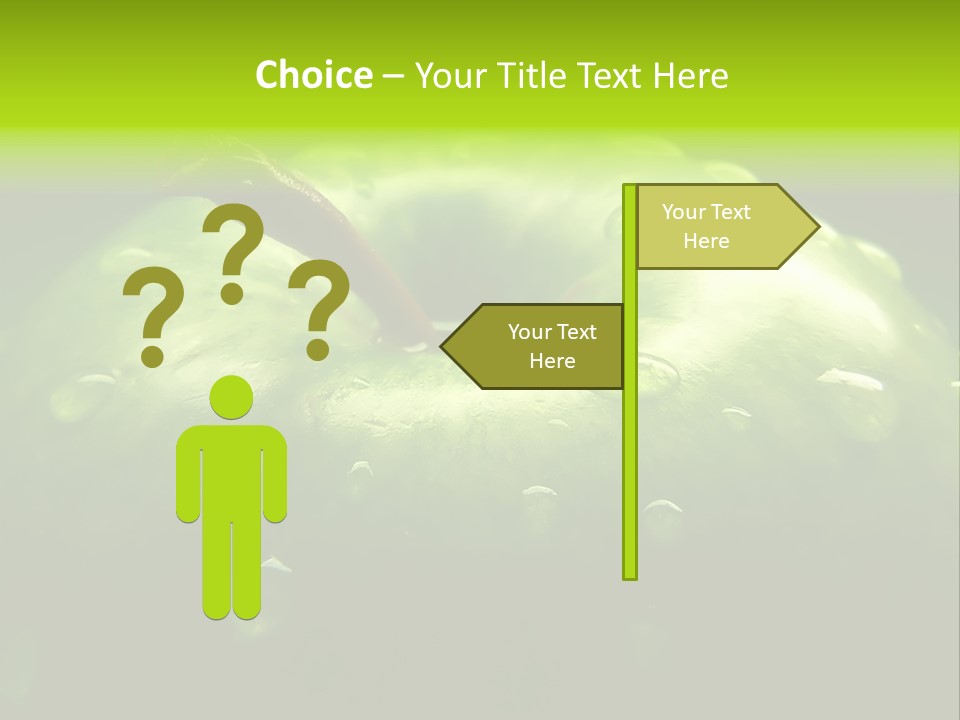 Apple Nutrition Drop PowerPoint Template