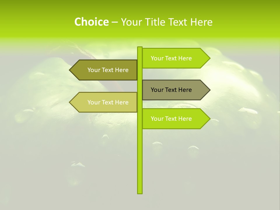 Apple Nutrition Drop PowerPoint Template