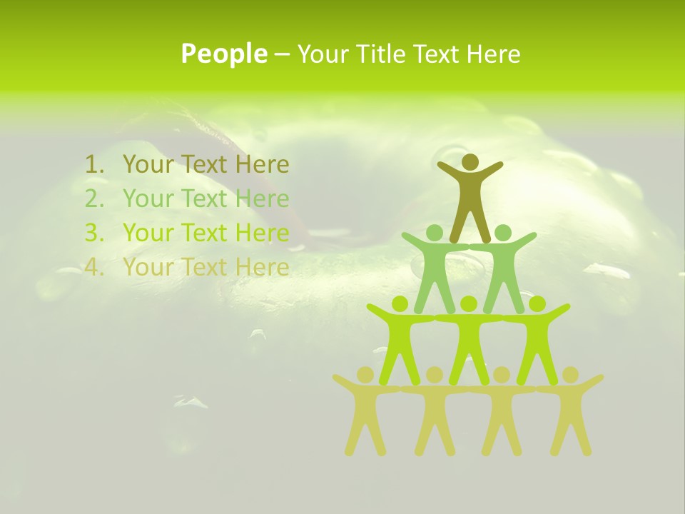 Apple Nutrition Drop PowerPoint Template