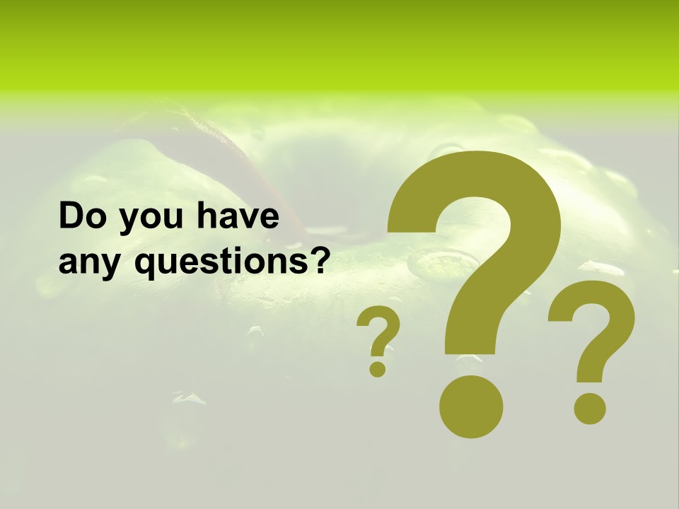 Apple Nutrition Drop PowerPoint Template