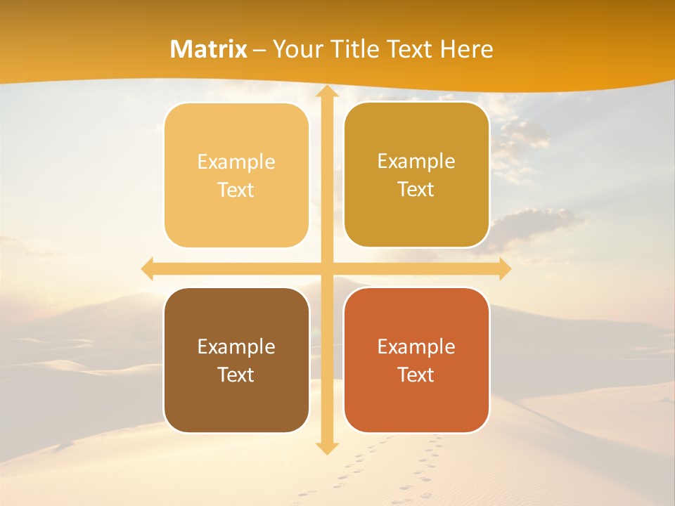 Africa Desert Hot PowerPoint Template