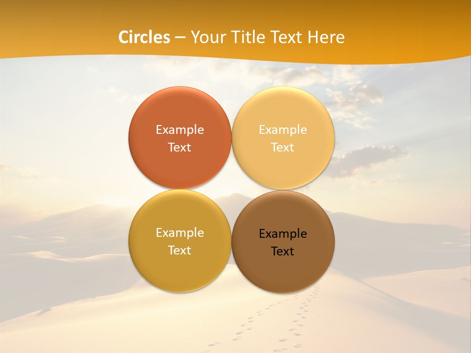 Africa Desert Hot PowerPoint Template