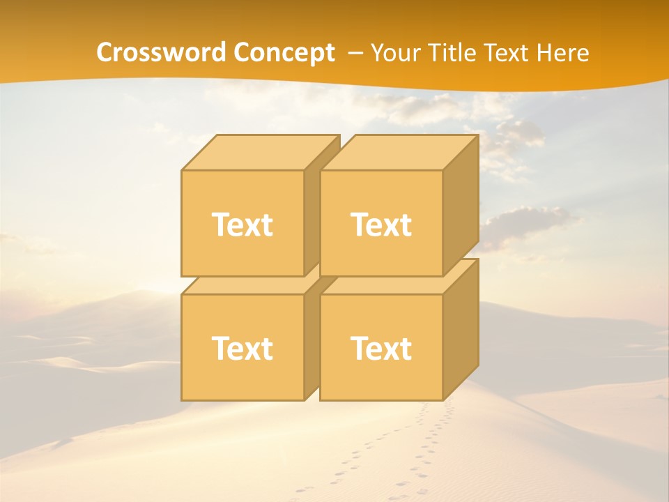 Africa Desert Hot PowerPoint Template