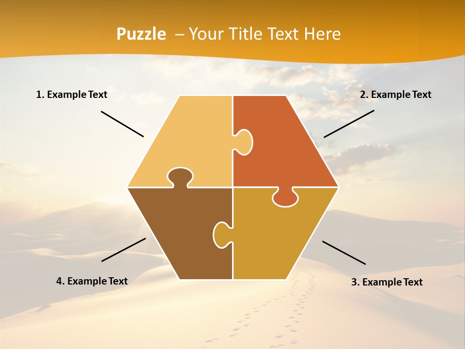 Africa Desert Hot PowerPoint Template