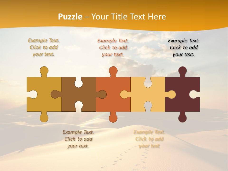 Africa Desert Hot PowerPoint Template