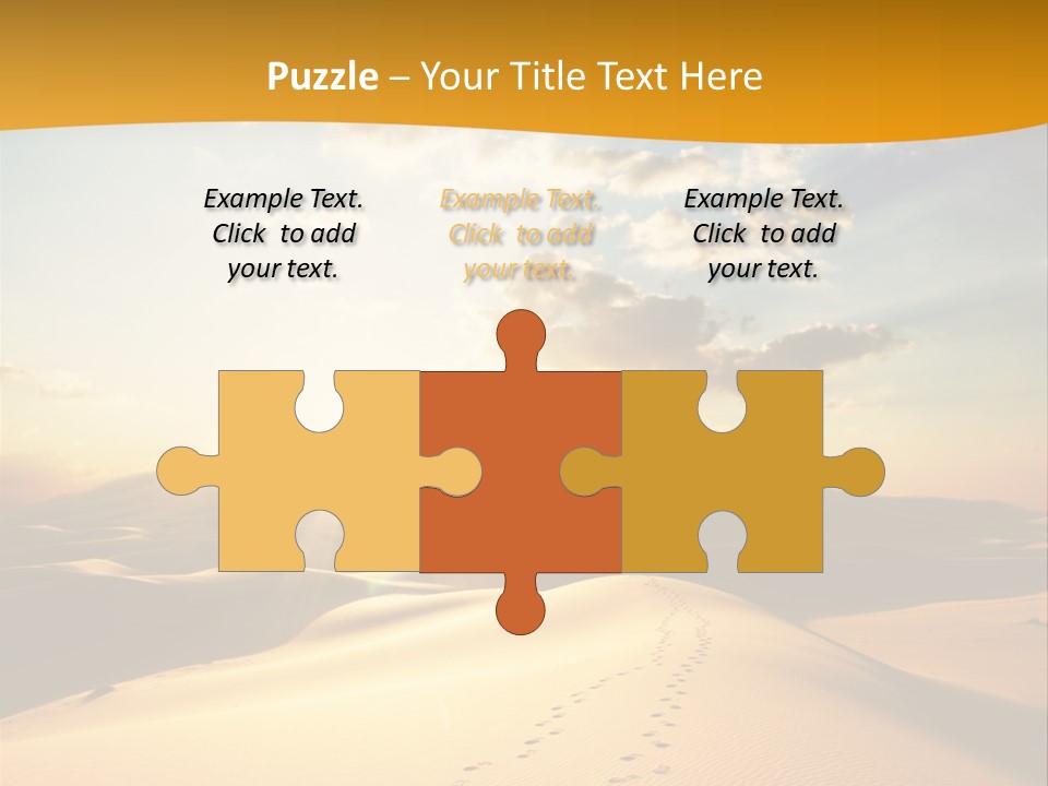 Africa Desert Hot PowerPoint Template