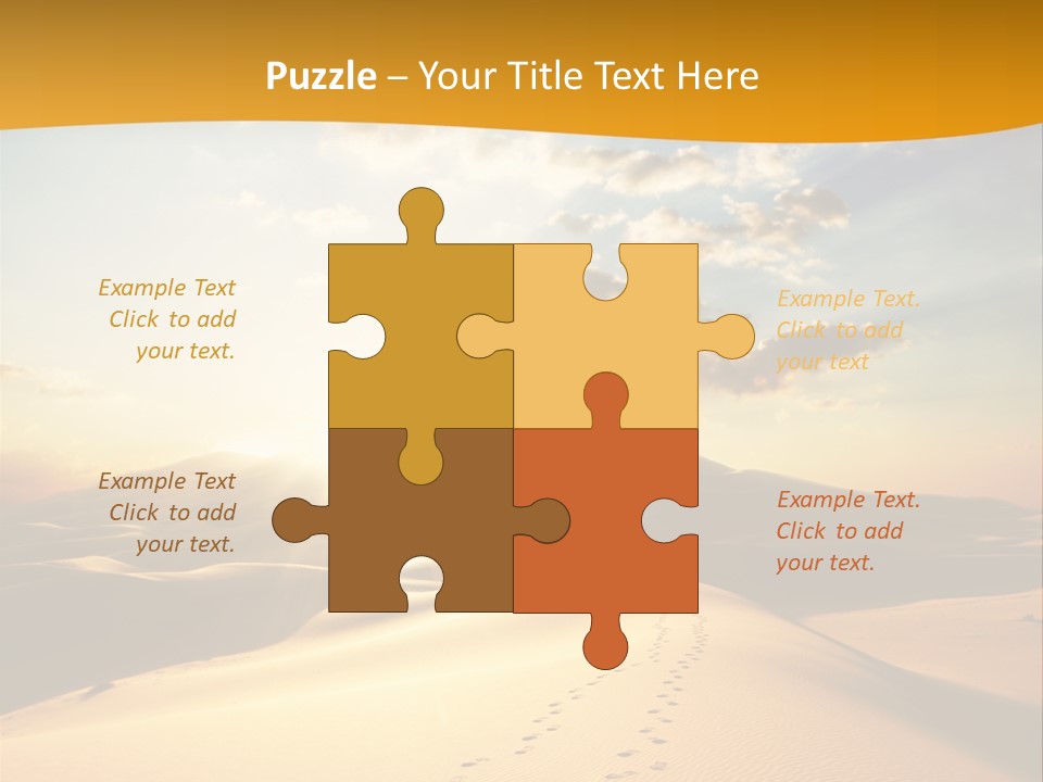 Africa Desert Hot PowerPoint Template