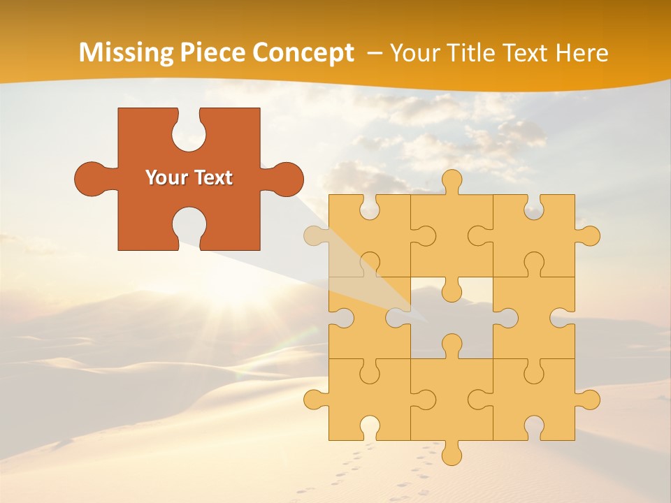 Africa Desert Hot PowerPoint Template