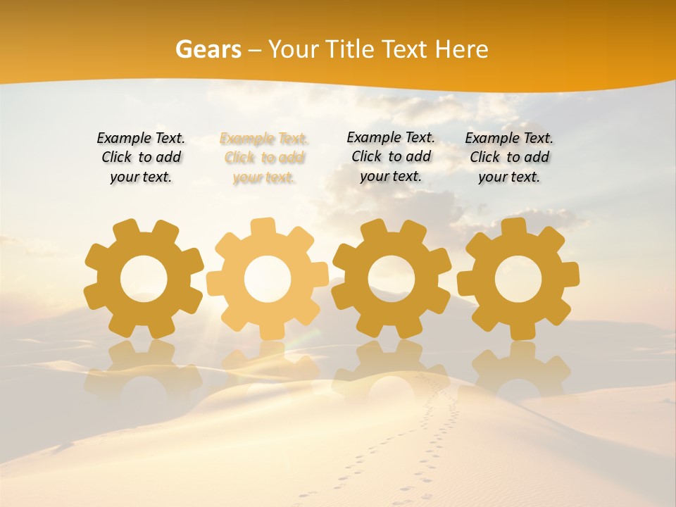 Africa Desert Hot PowerPoint Template