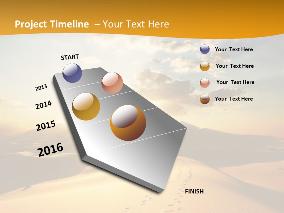 Africa Desert Hot PowerPoint Template