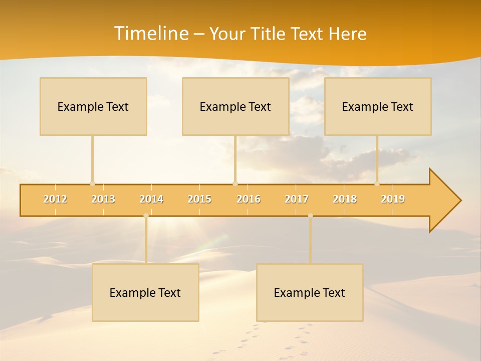 Africa Desert Hot PowerPoint Template