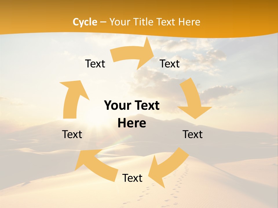Africa Desert Hot PowerPoint Template