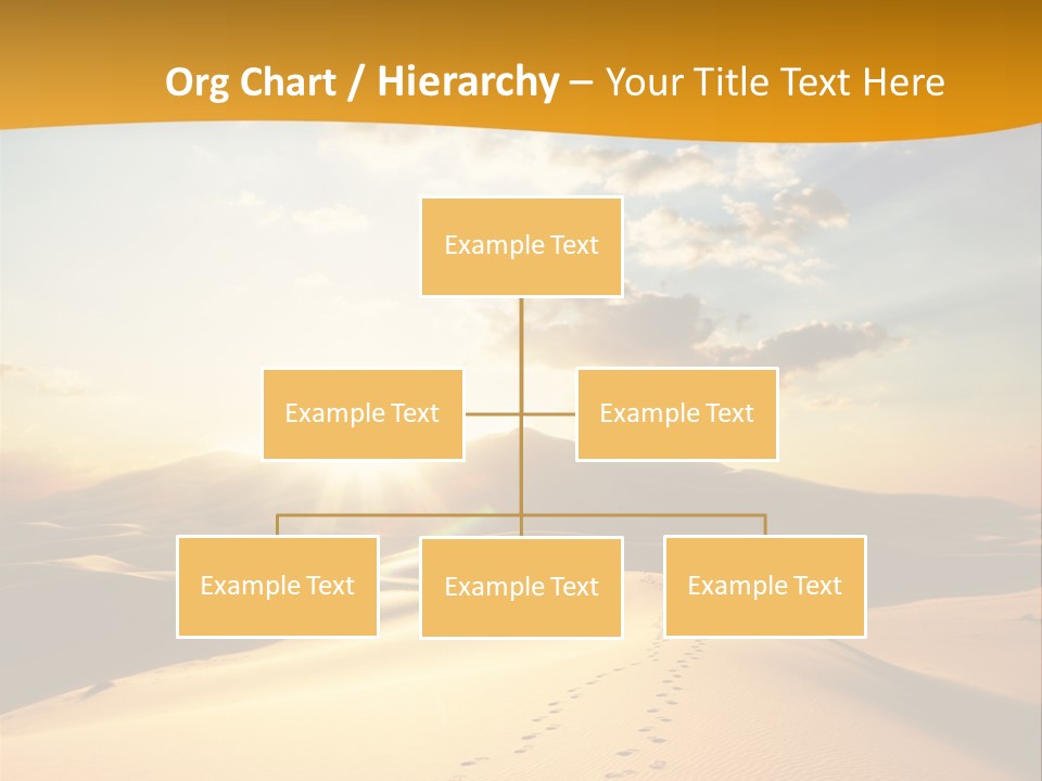 Africa Desert Hot PowerPoint Template