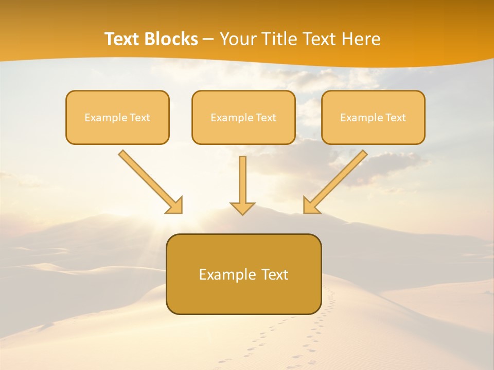 Africa Desert Hot PowerPoint Template