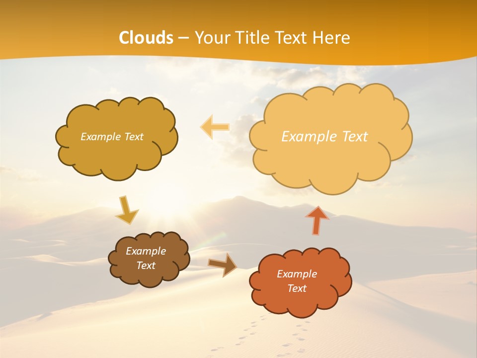 Africa Desert Hot PowerPoint Template
