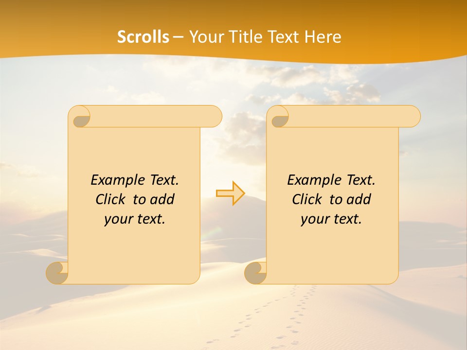 Africa Desert Hot PowerPoint Template