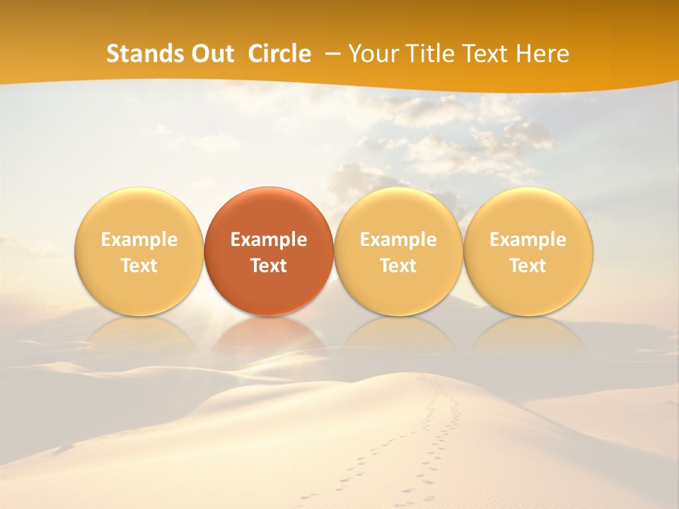Africa Desert Hot PowerPoint Template