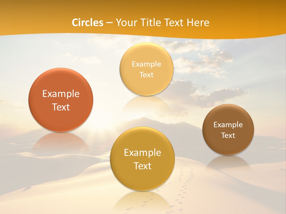 Africa Desert Hot PowerPoint Template