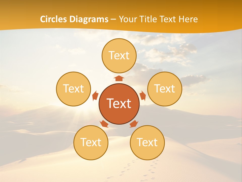 Africa Desert Hot PowerPoint Template