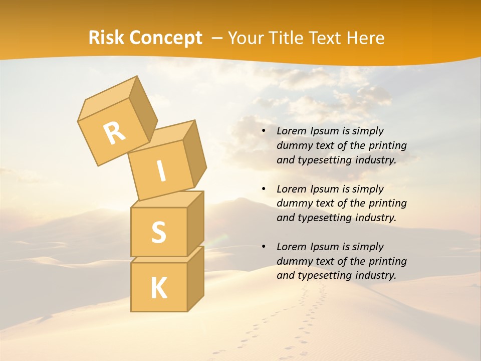 Africa Desert Hot PowerPoint Template