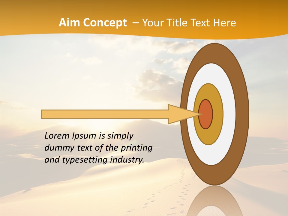 Africa Desert Hot PowerPoint Template