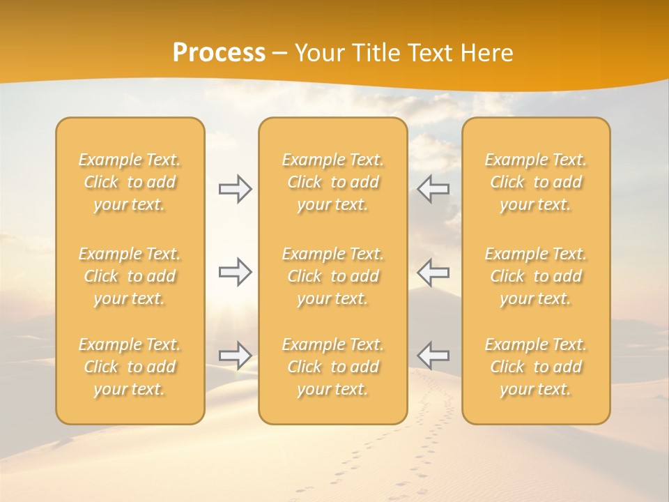 Africa Desert Hot PowerPoint Template