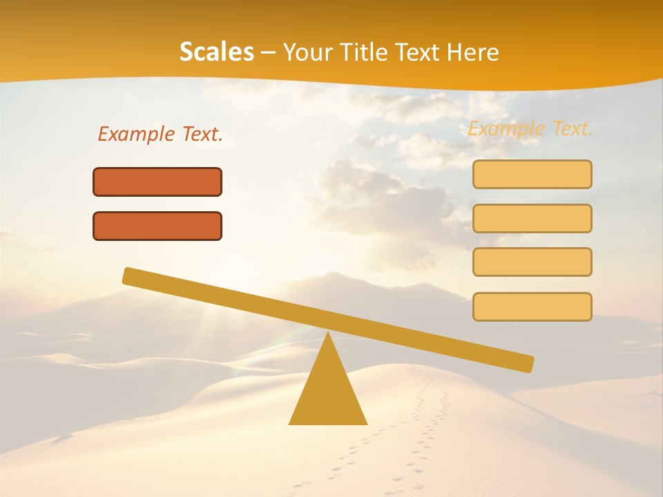 Africa Desert Hot PowerPoint Template
