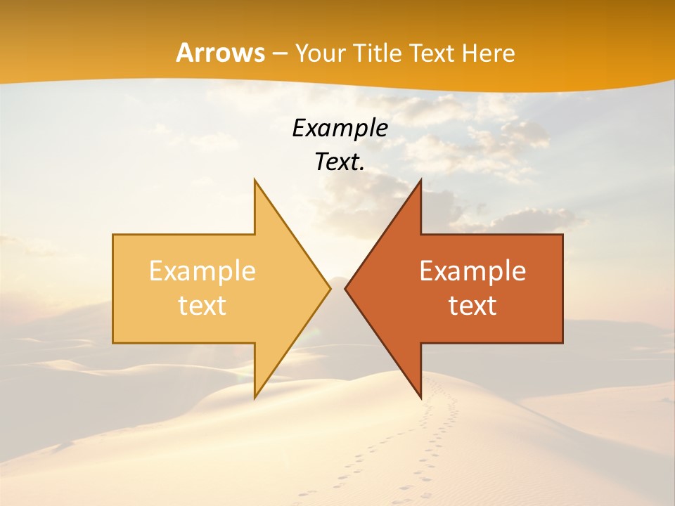 Africa Desert Hot PowerPoint Template