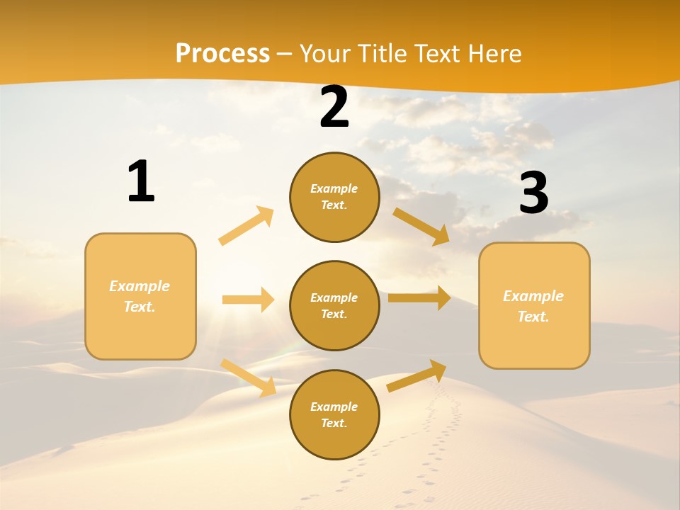 Africa Desert Hot PowerPoint Template