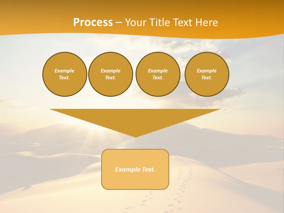 Africa Desert Hot PowerPoint Template