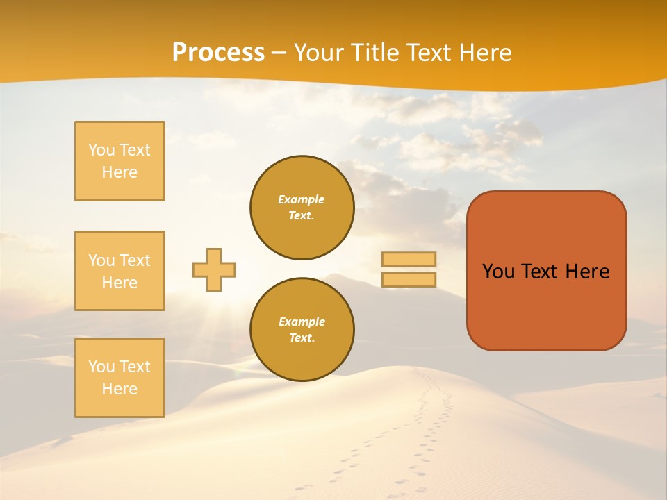 Africa Desert Hot PowerPoint Template