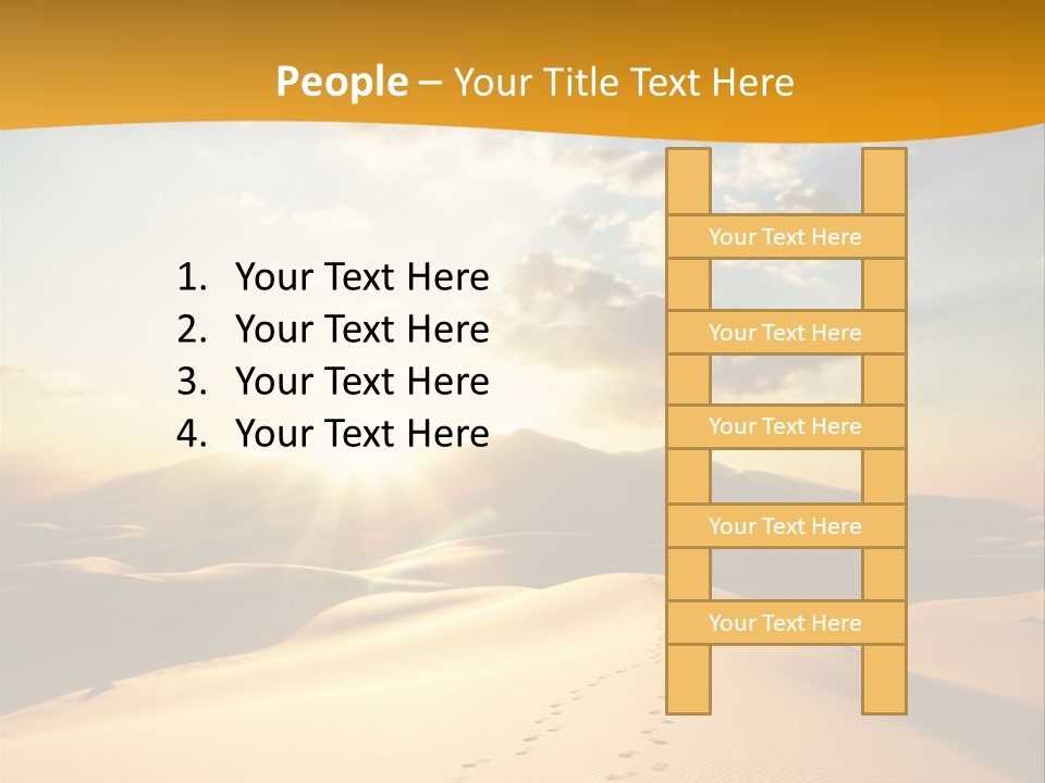 Africa Desert Hot PowerPoint Template